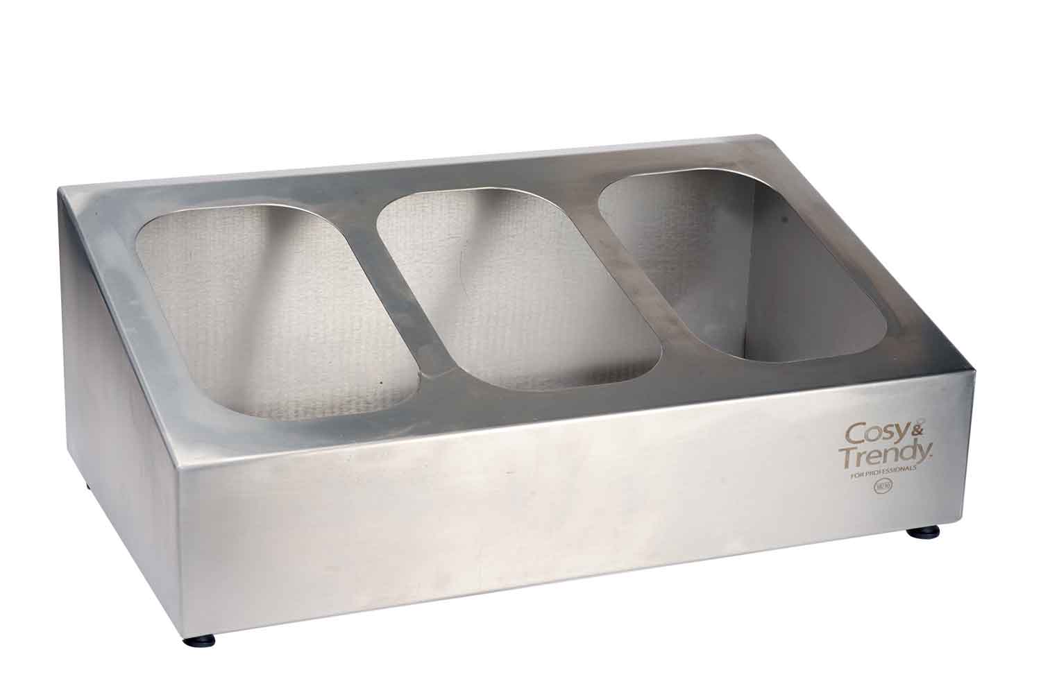 Gastronorm conteneur GN 3 GN 55 x 32 x 20 cm argent
