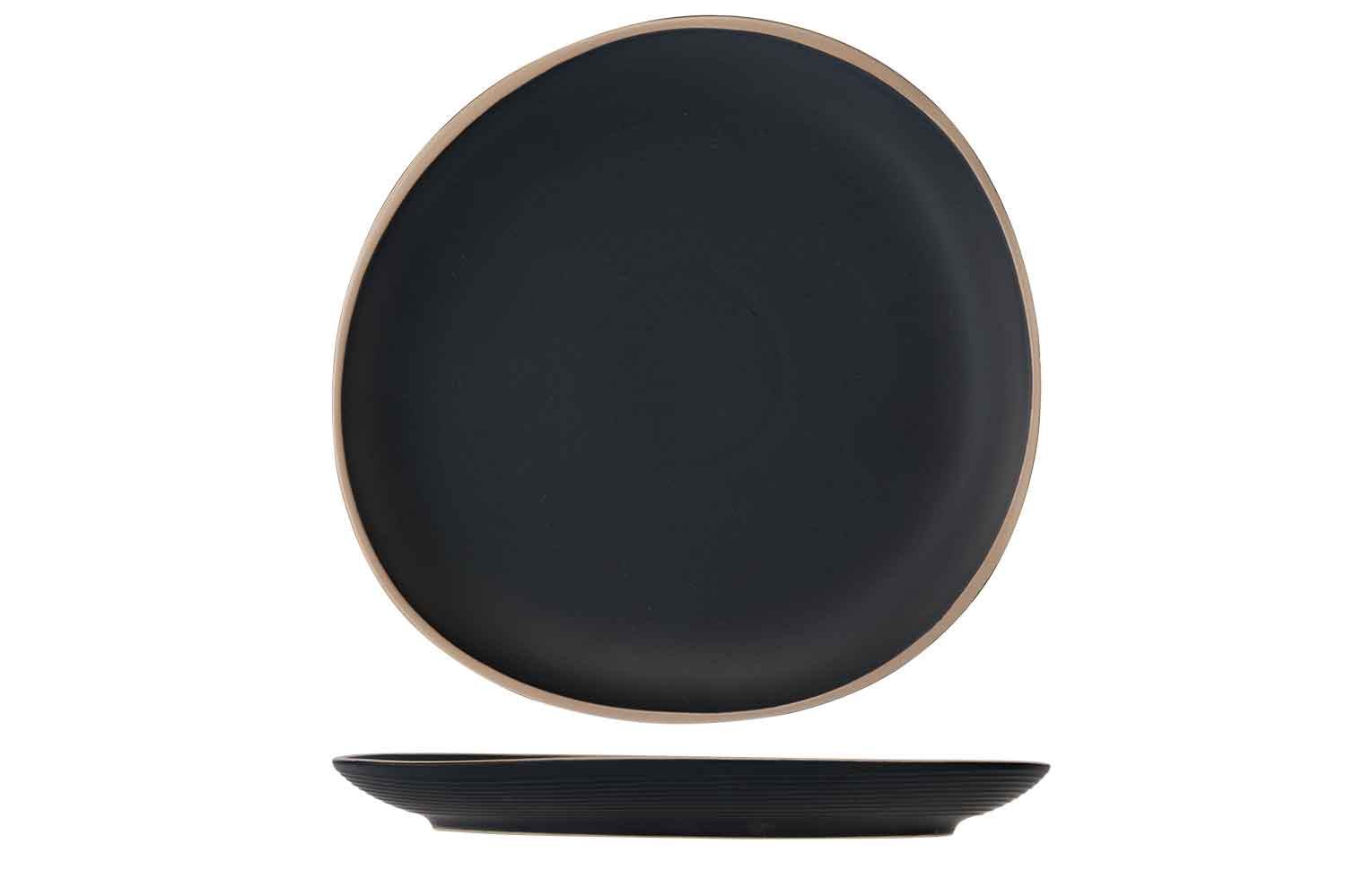 Galloway Black dienplateau, zwart steengoed