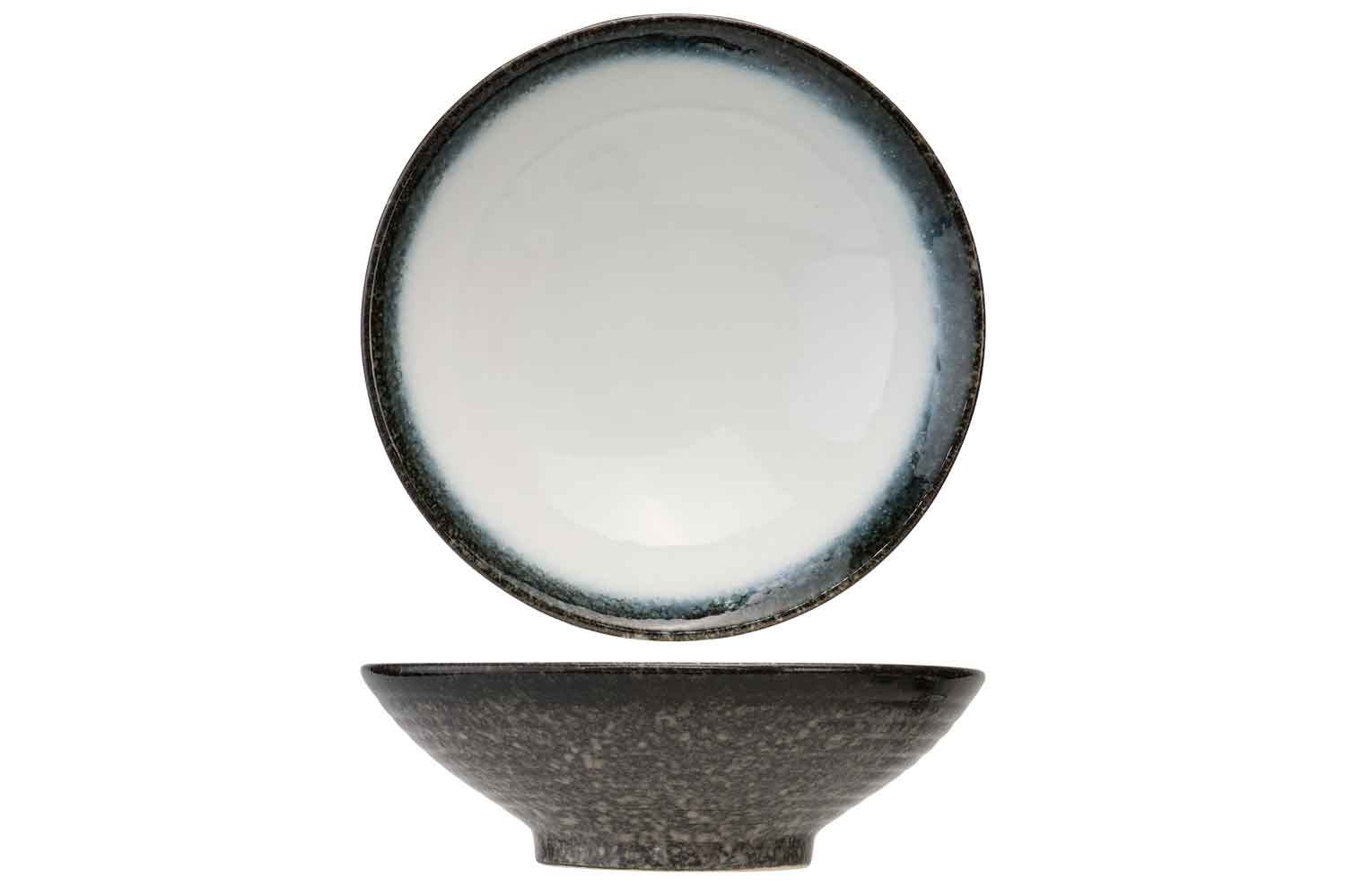Sea Pearl kom rond conisch Ø 24,5 cm, zilverwit