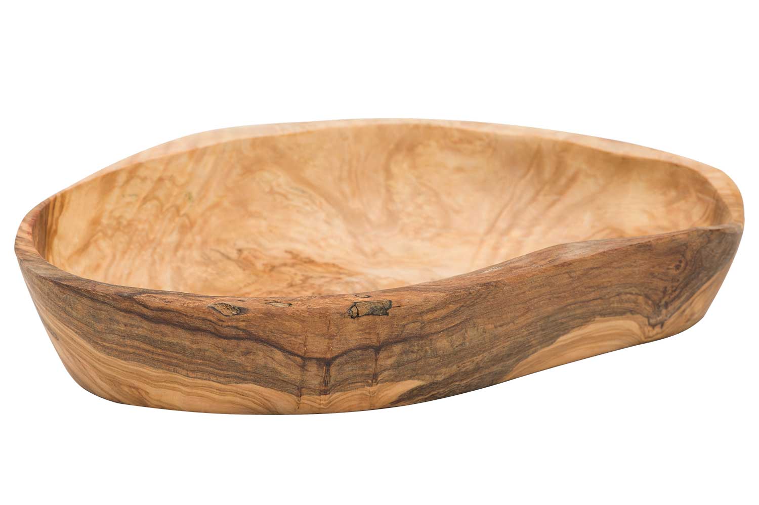 Organic Wood slakom nature 23 x 14 x 5 cm olijfhout