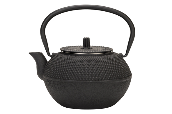 Shinto theepot 1,2 l met filter, zwart gietijzer