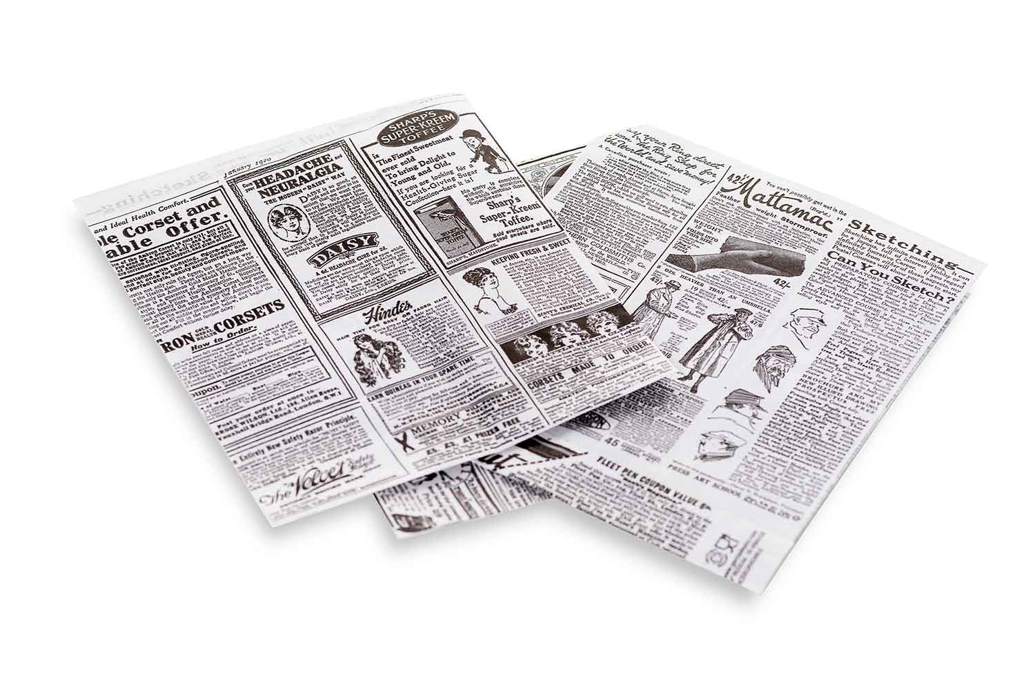 Times Hamburgerbeutel Papier 13 x 14 cm 1000er-Pack