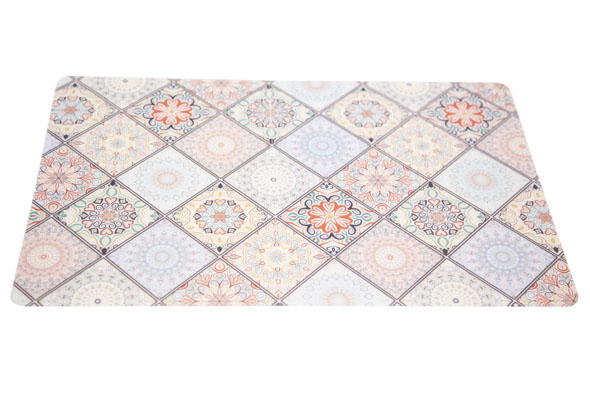 Placemat mozaïek rood 43,5 x 28,5 cm