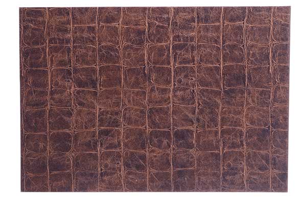 Placemat lederlook bruin 43 x 30 cm