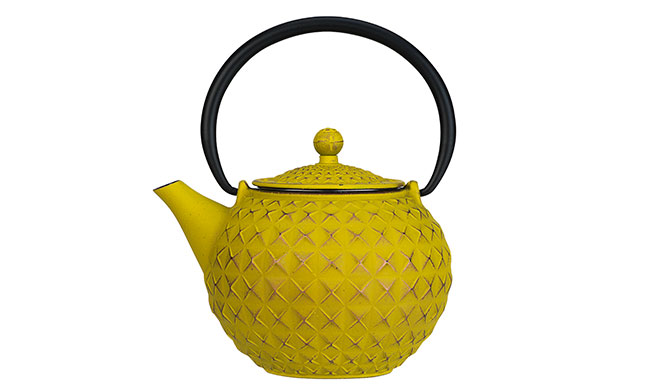 Sakai theepot goudgroen 1 l gietijzer met filter
