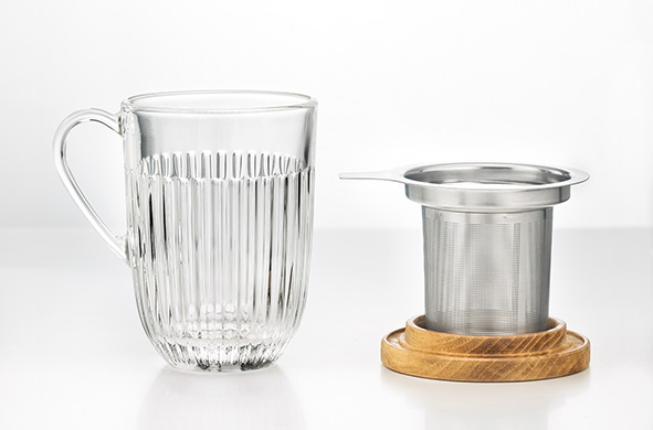Ouessant beker 40 cl met filter en deksel