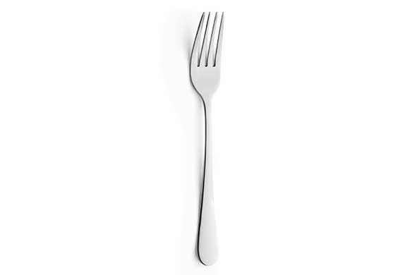 Austin set van 2 dessertvorken zilver 18 cm