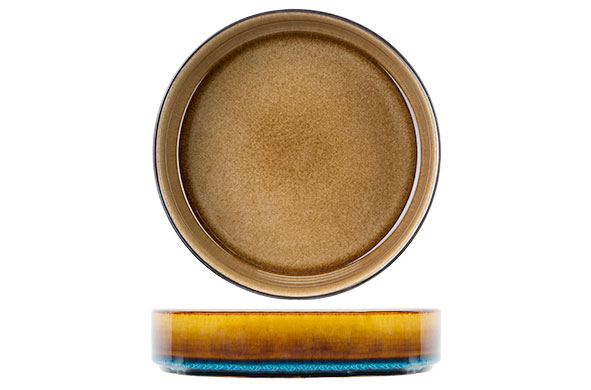Quintana amber diep bord Ø 19.5x5.2 cm 1 l
