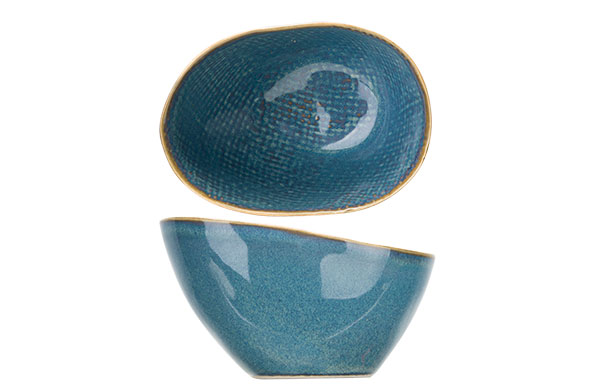 Aicha Blue kommetje ovaal 10 x 7 x 5 cm