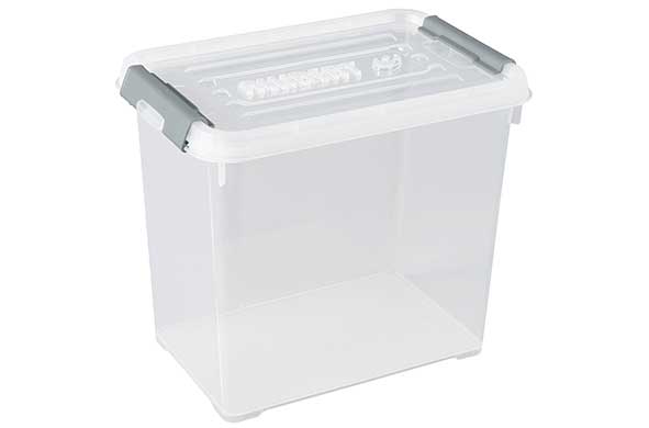 Handy Plus opbergbox transparant 9 l, 29,4 x 19,4 x 25,4 cm