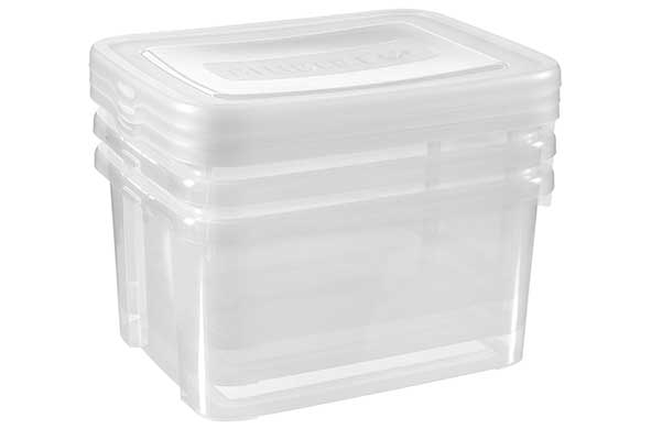 Handy Box 3er-Set, 25 l transparent 44,8 x 34,5 x 35 cm