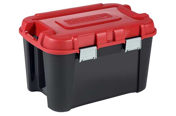 Totem box 140 l zwart-rood 79,7 x 59,7 x 40,8 cm