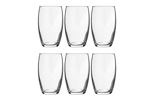 Cosy Moments tumbler 36 cl, set van 6, transparant