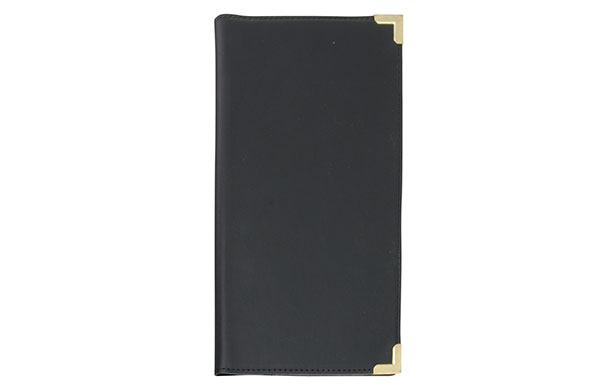 Folder Classic black leather style 24 x 13 x 0,5 cm