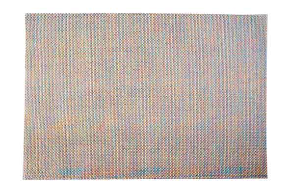 Placemat PVC woven brown 45 x 30 cm