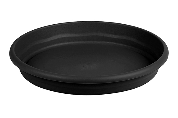 Flori onderzetter voor bloempot rond antraciet Ø 16 cm