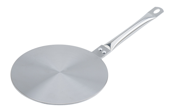 Inductieadapter Ø 20 cm geborsteld roestvrij staal