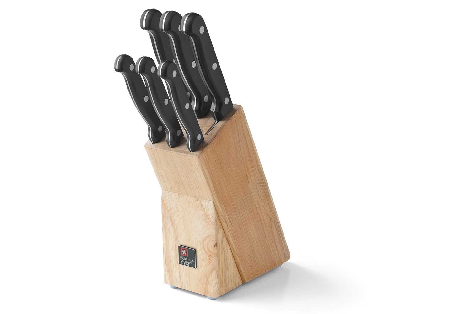 Artisan messenblok 6-delig roestvrij staal