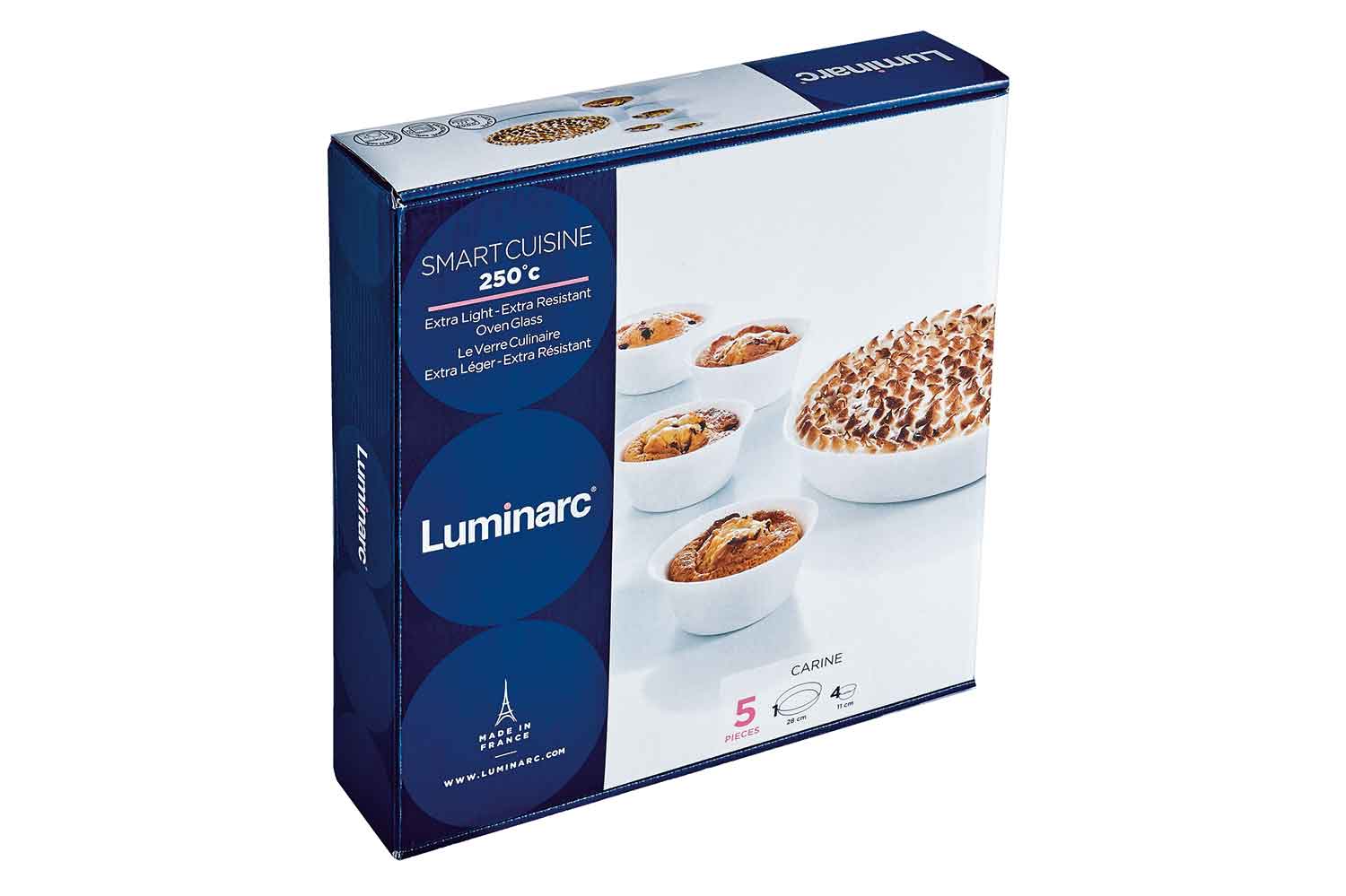 Smart Cuisine Auflaufform Carine 5-teilig Ø 28 x 6,5 cm