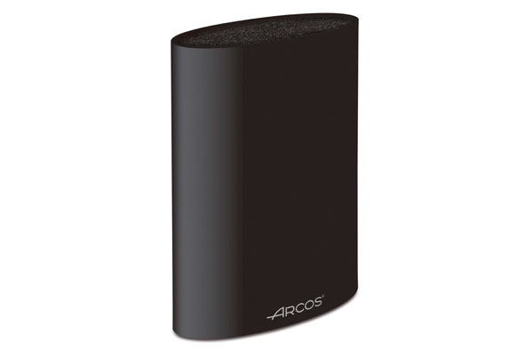 Bloc à couteaux Taco ovale noir 16 x 6,5 x 22 cm