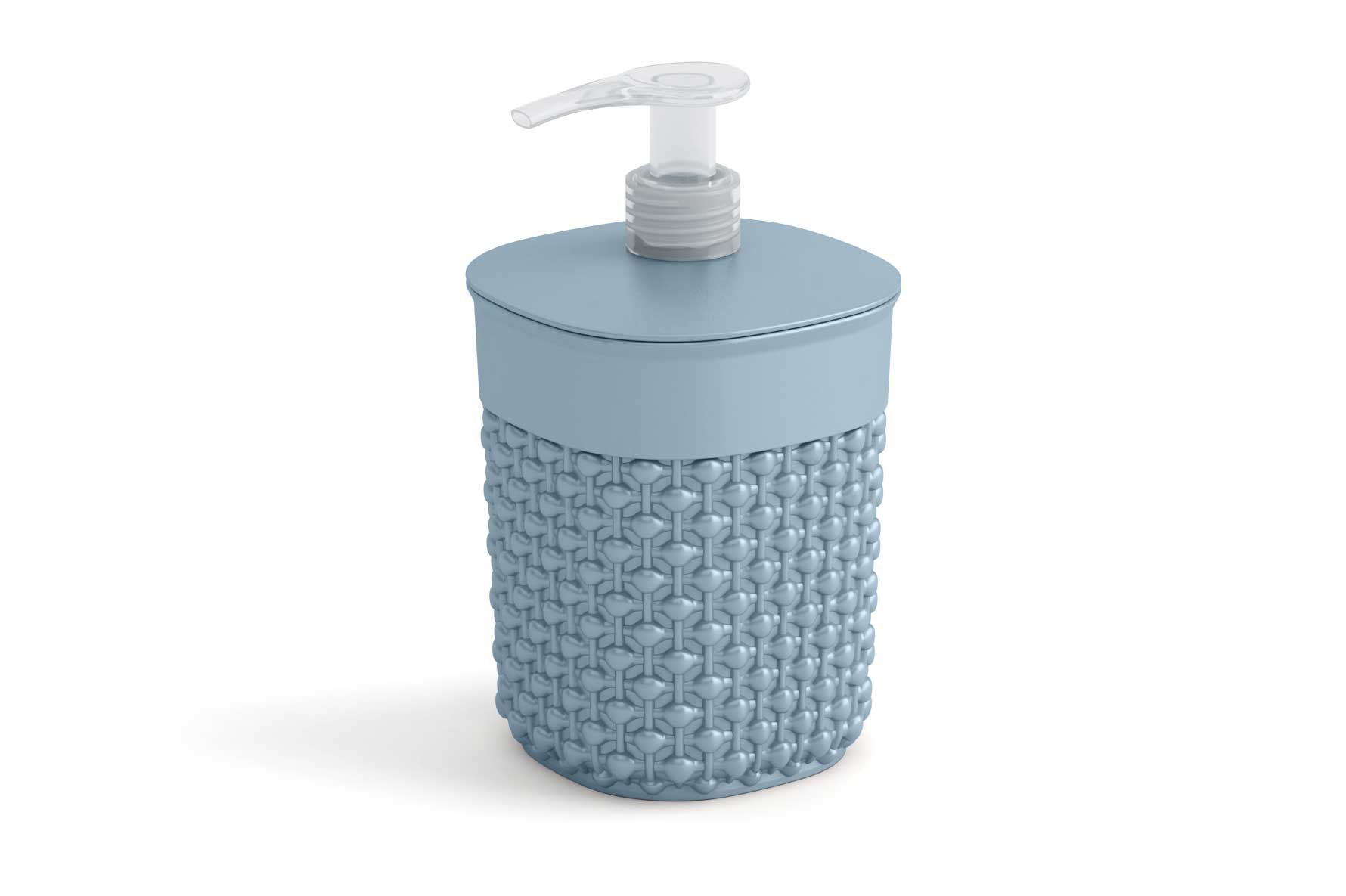 Filo Seifenspender rund grau Ø 9 cm, 0,5 l