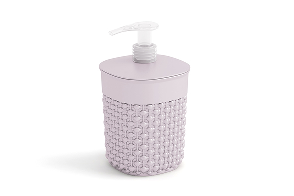 Filo zeepdispenser roze rond Ø 9 cm 0,5 l