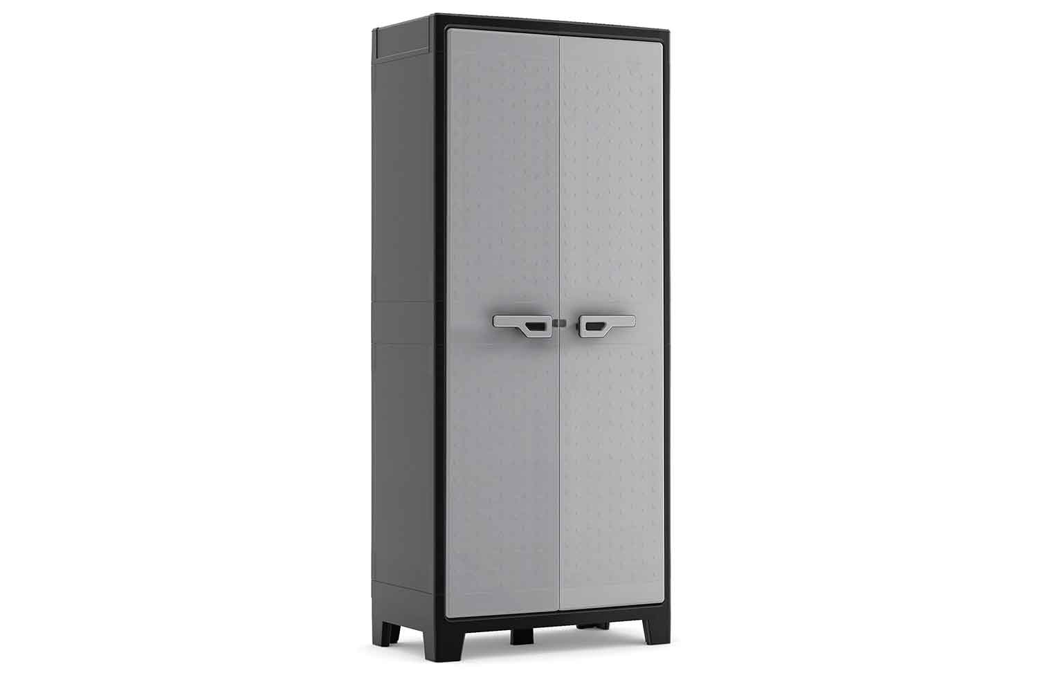 Titan hoge kast donkergrijs 80 x 44 x 182 cm