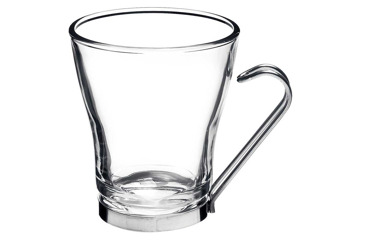 Oslo set van 4 mokken 220 ml glas transparant