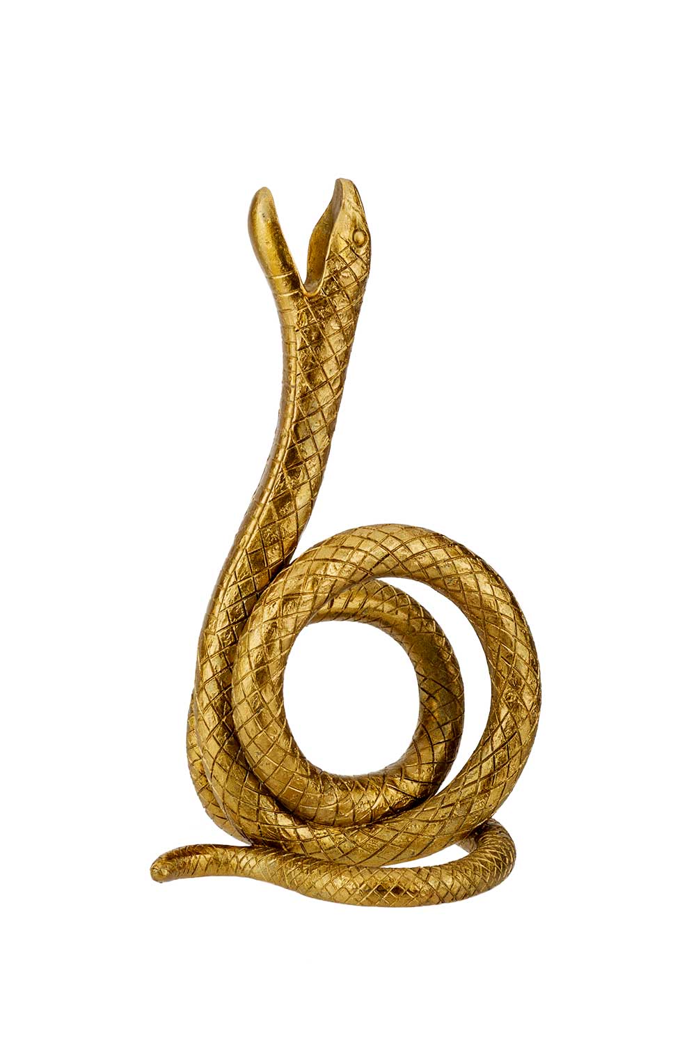 Slang goud polyresin 15 x 11 x 28,5 cm