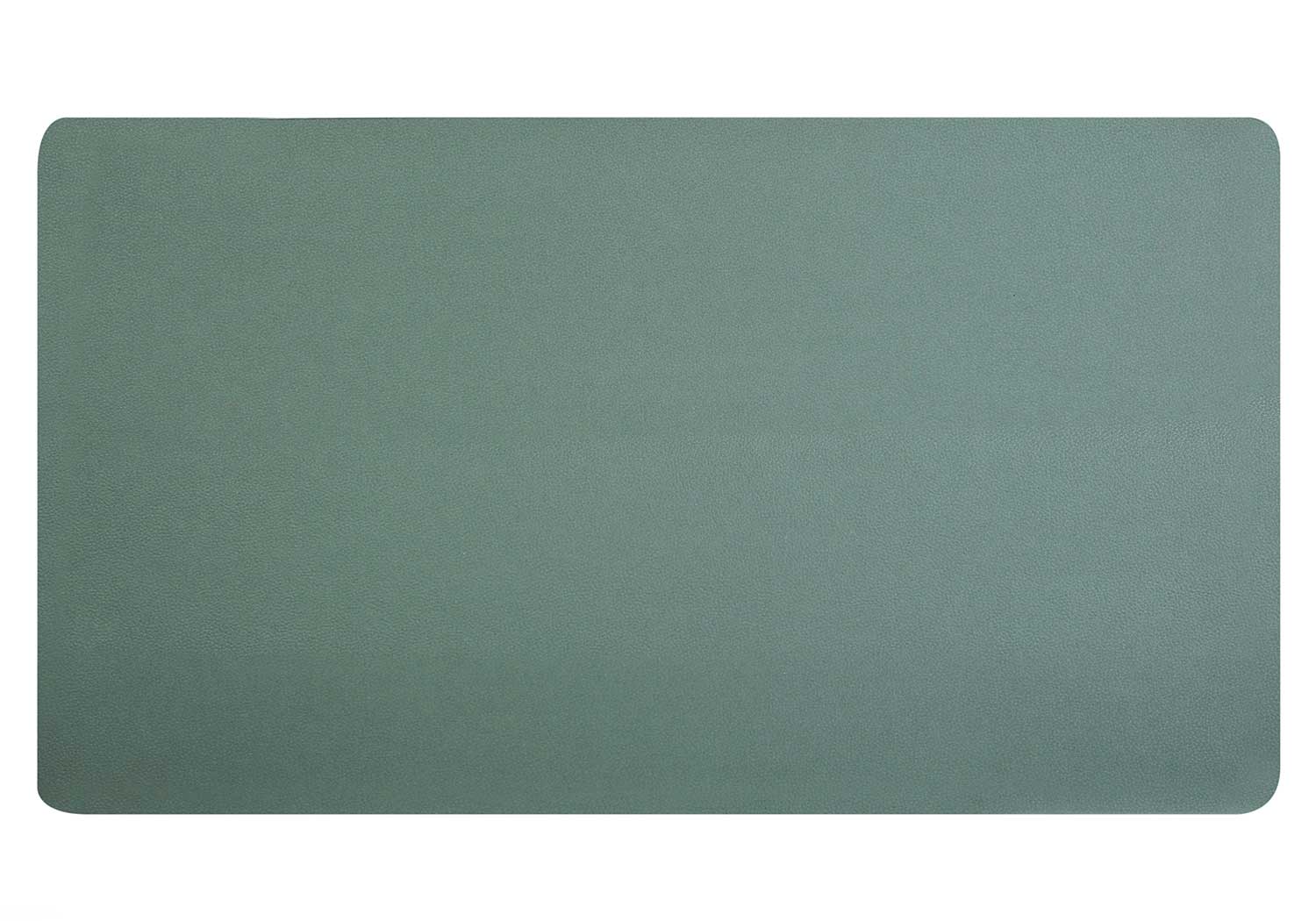 Placemat leder recycle groen dz 43,5 x 28. 5 cm rechthoek