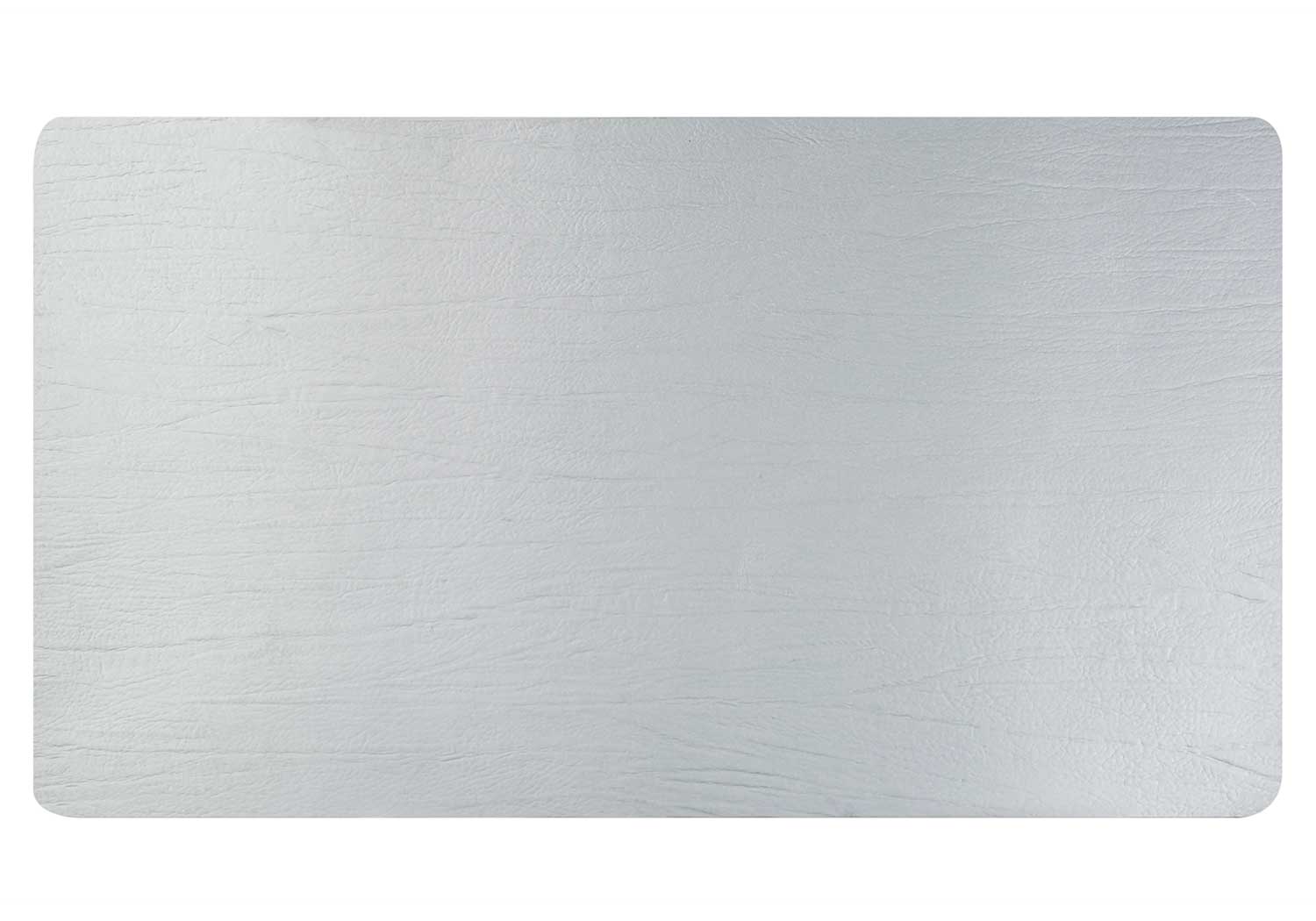 Placemat leder recycle lichtgrijs 43,5 x 2 8,5 cm-rechthoek