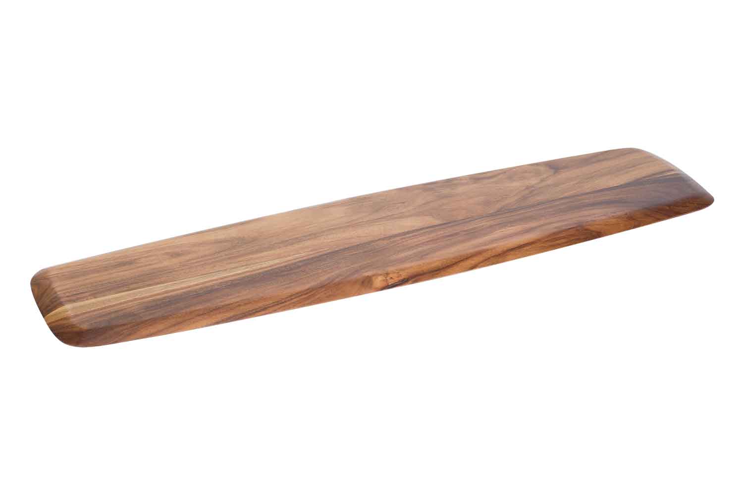 Rechthoekig serveerplank van acacia 55 x 16 cm, H 1,5 cm