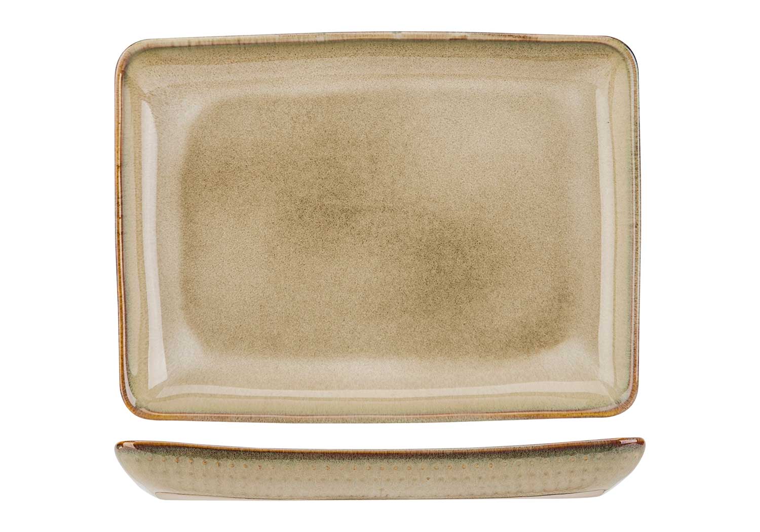 Toluca Amber bord 16,5 x 22,5 cm