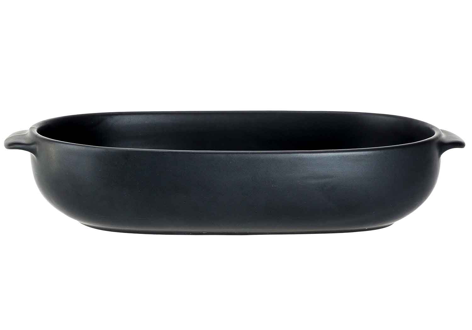 Tasty zwart ovenschaal ovaal 24 x 15,4 cm, H 5,3 cm, 105 cl