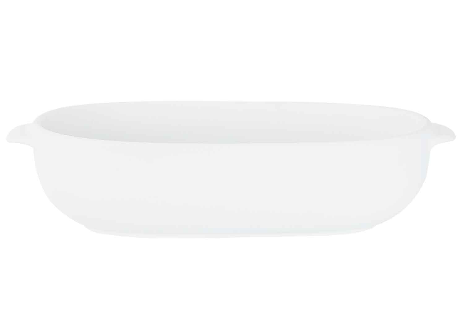 Tasty weiße ovale Auflaufform 18,5 x 11,5 x 5 cm