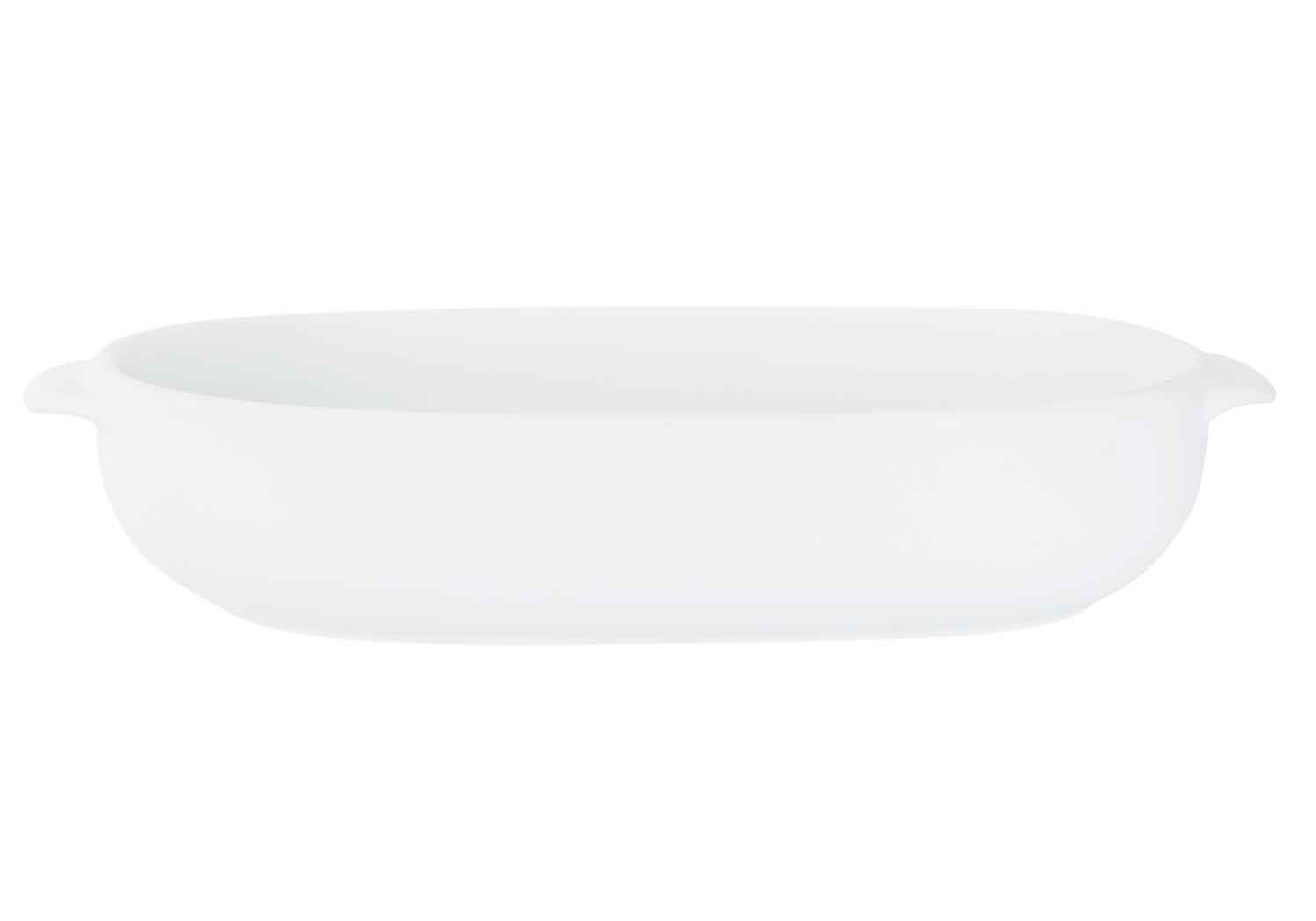 Tasty wit ovenschaal ovaal 24 x 15,4 cm, H 5,3 cm