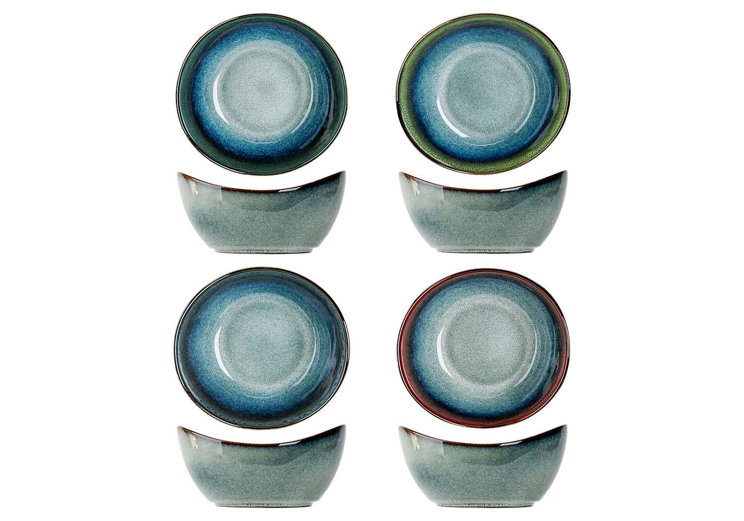 Jamiro Mix kom 16x14,3xh7 cm set van 4