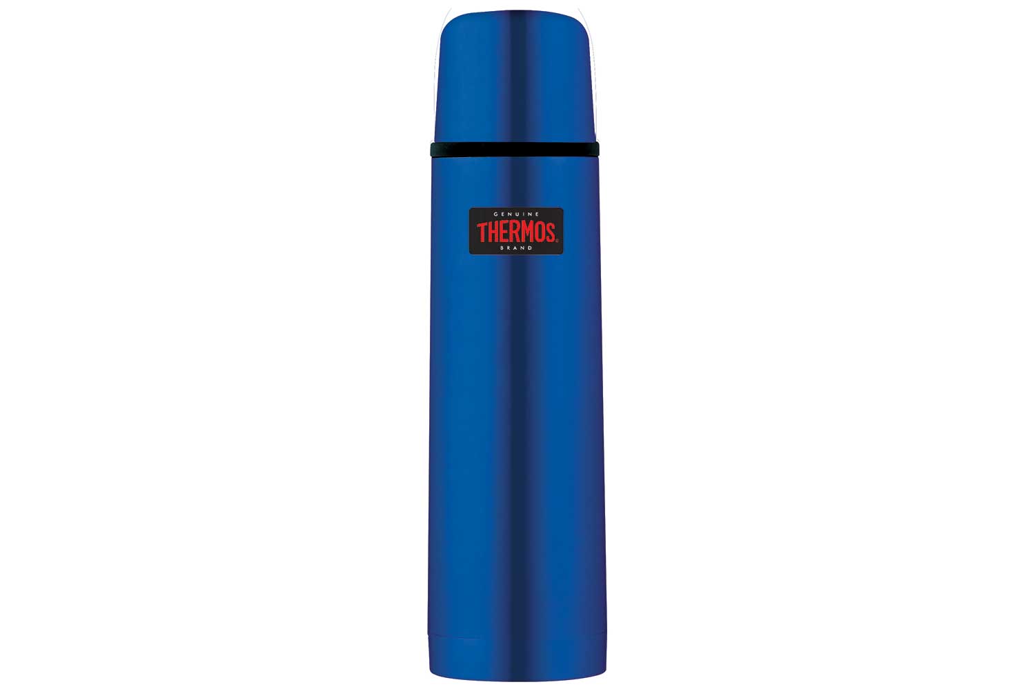 Fbb Light & Compact isoleerfles 0,5 l, metallic blauw, Ø 6 x H 24 cm