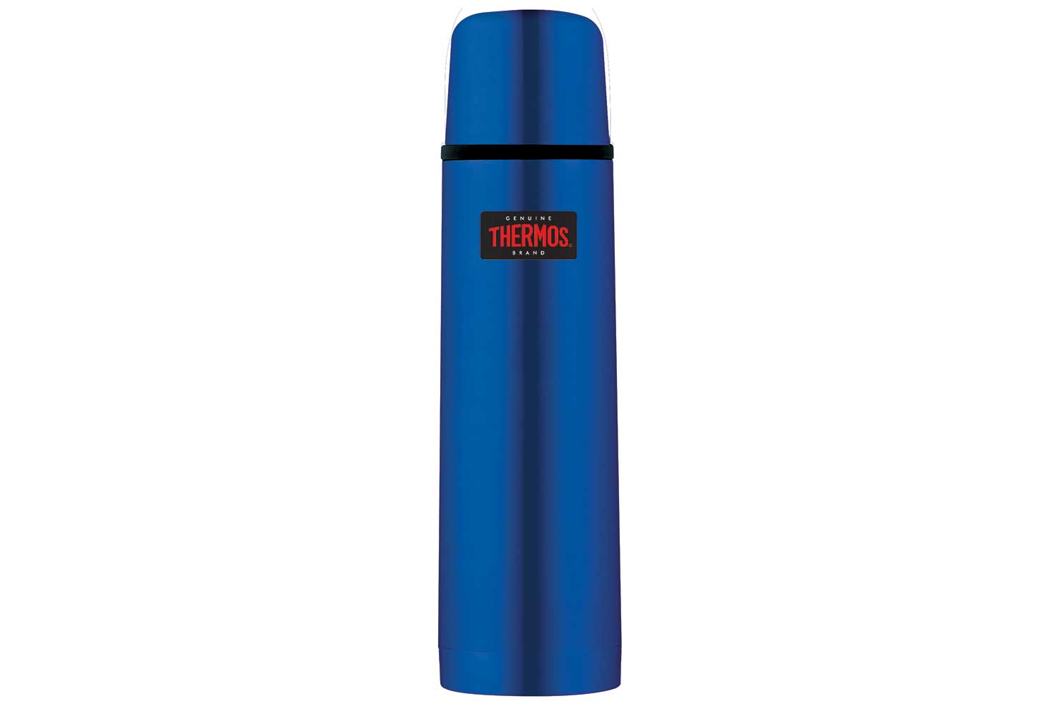 Fbb Light & Compact Isolierflasche 1 l, metallic blau, Ø 8,5 x H 30,5 cm