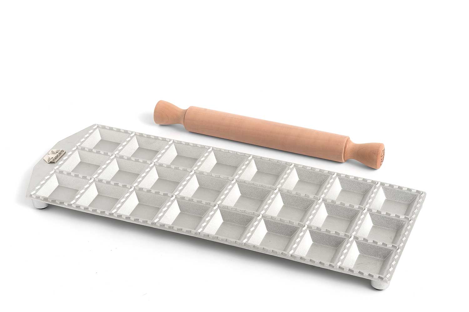 Ravioli-Form 24 große quadratische Ravioli