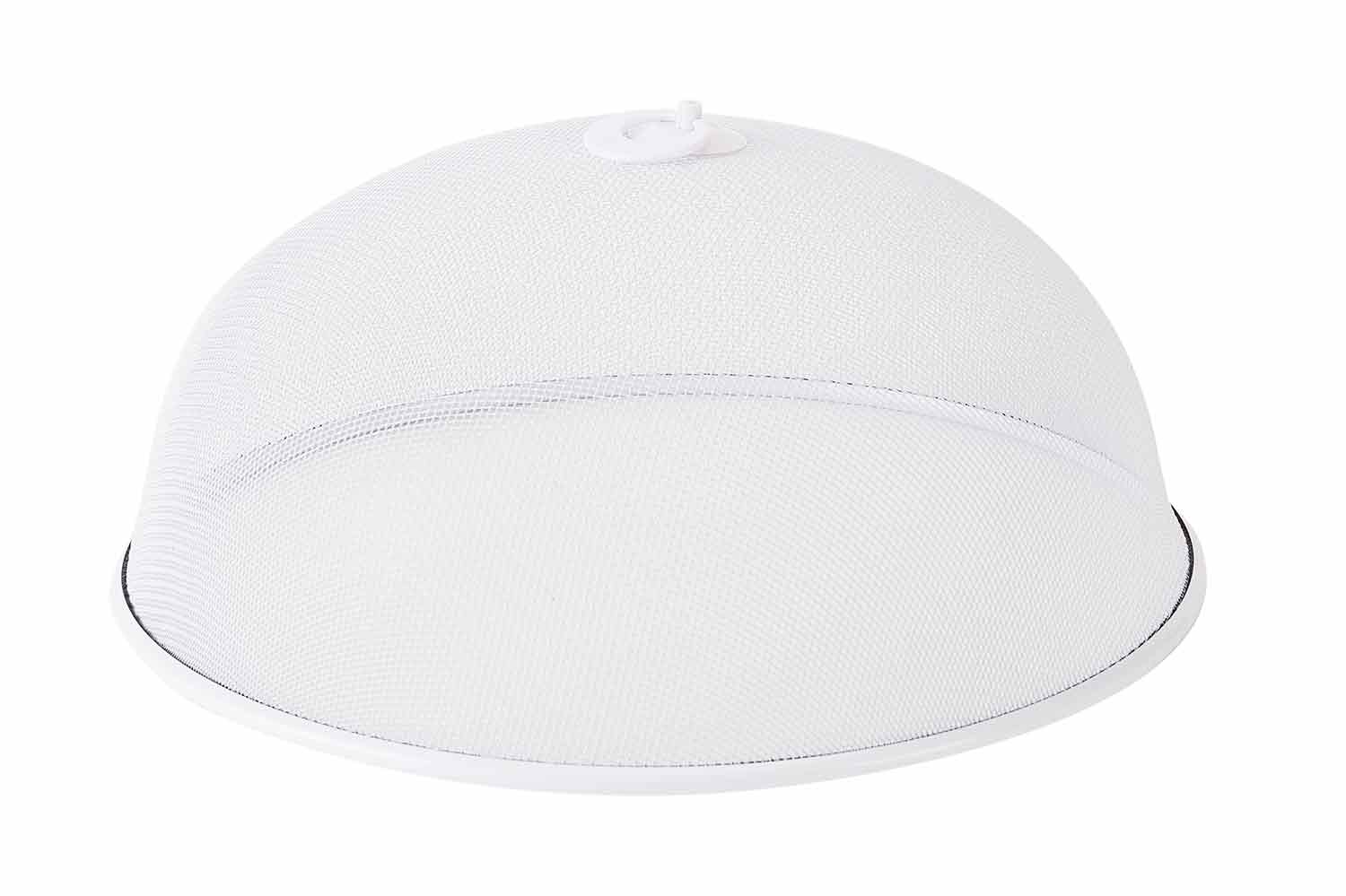 Speisehaube weiß Ø 35 cm Metall