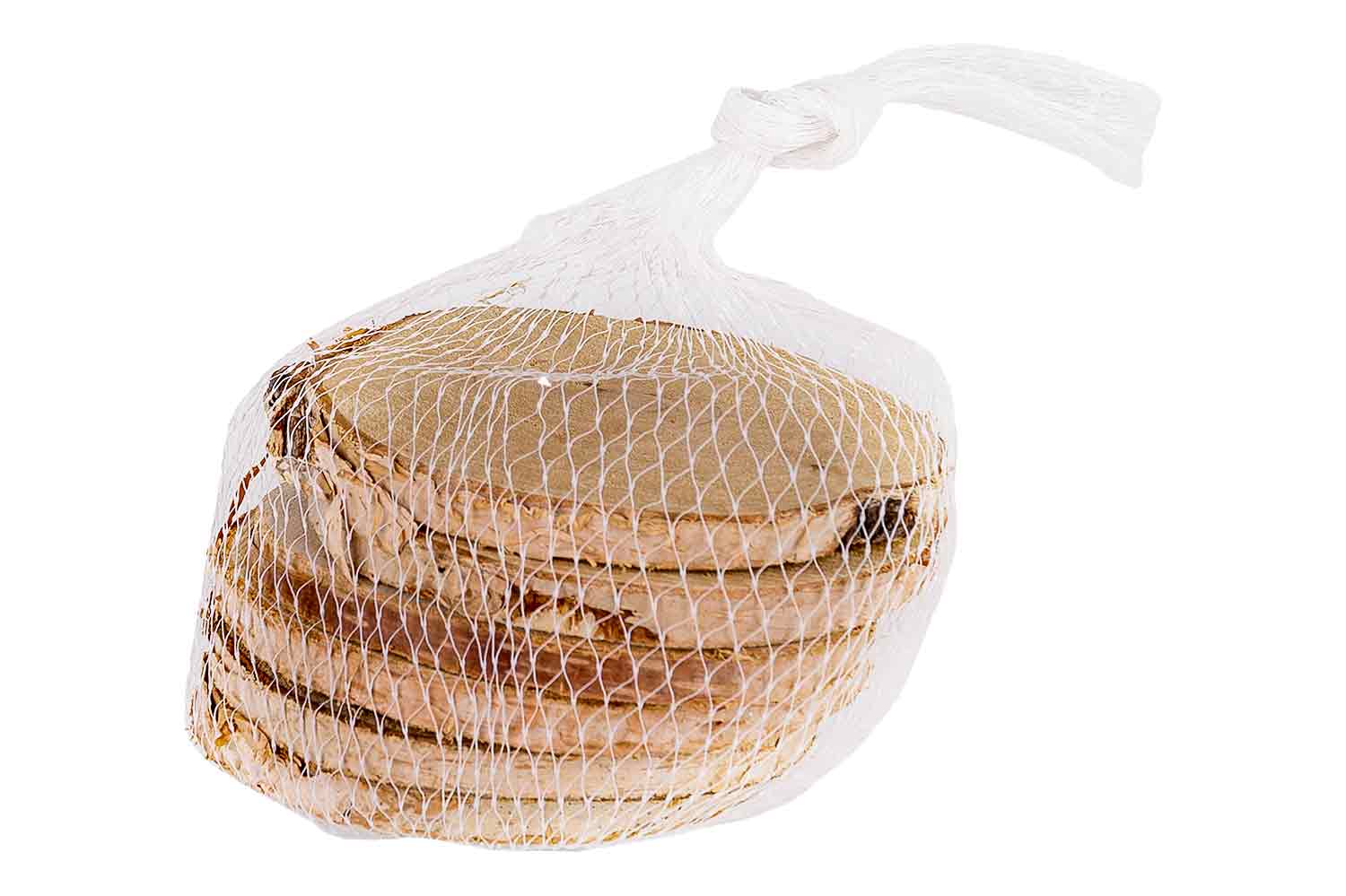 Lot de 6 disques en bois, naturel, Ø 8 x H 7 cm
