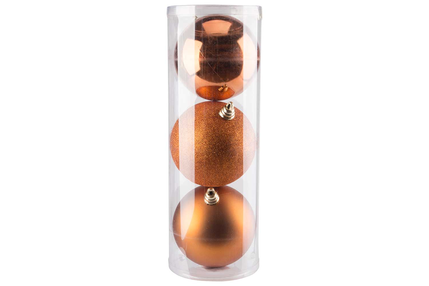 Kerstbal kaneel mix set van 3, Ø 15 cm