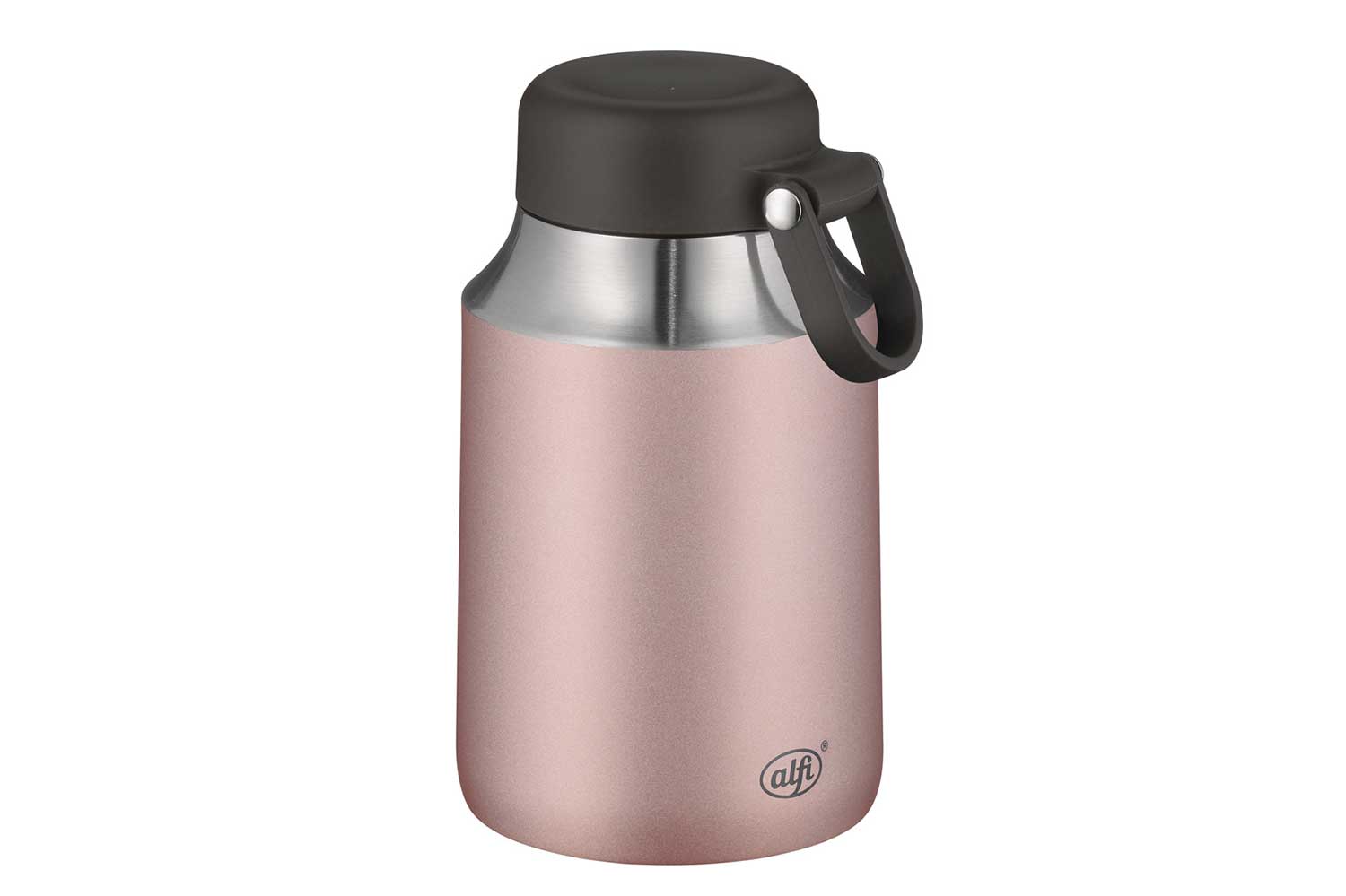 City voedseldrager rosé 0,55 l met draaglus, Ø 9,5 x 16,4 cm