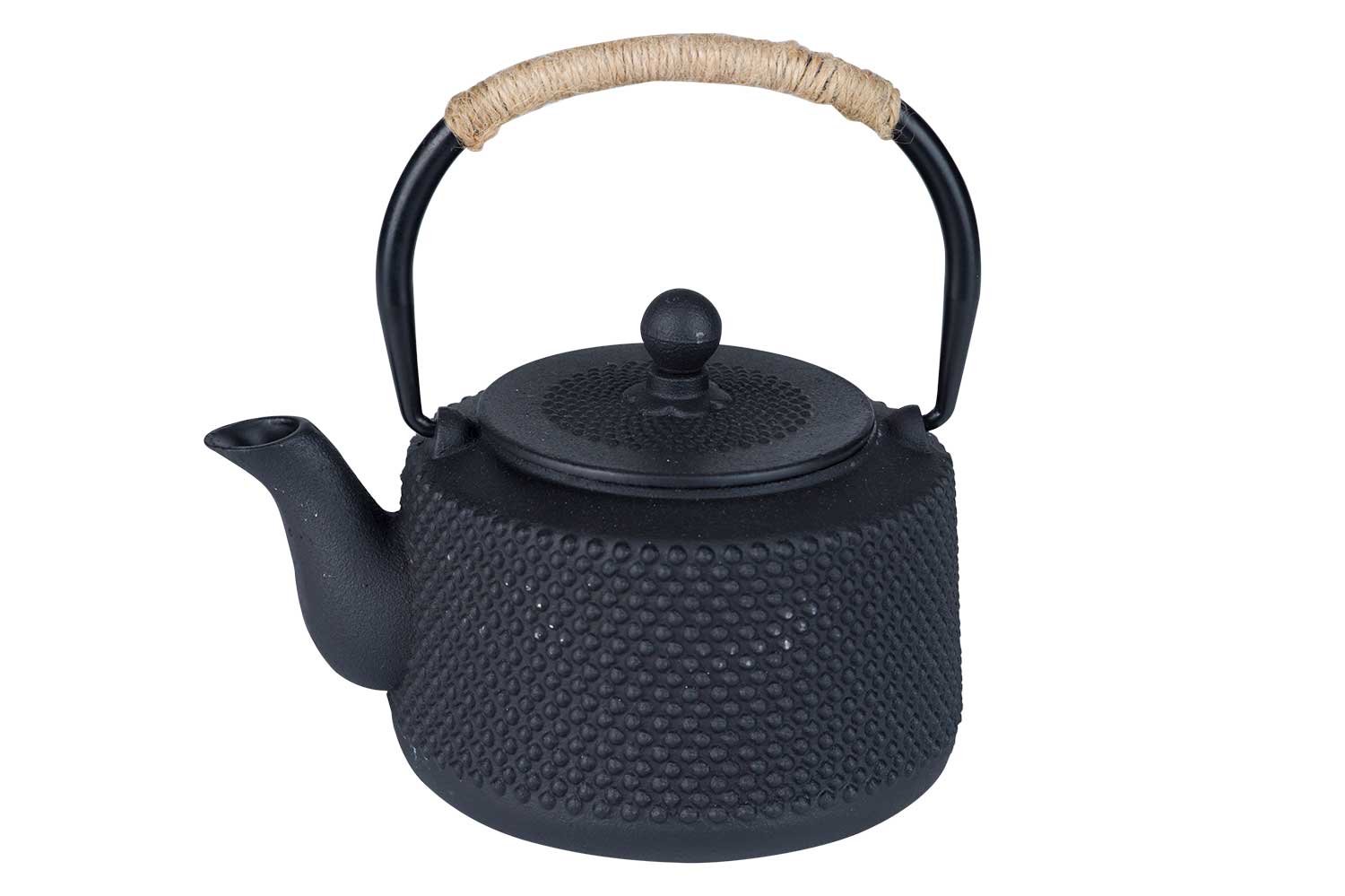 Takachiko teapot black 0.8 l D 13 x 18 cm rope around handle