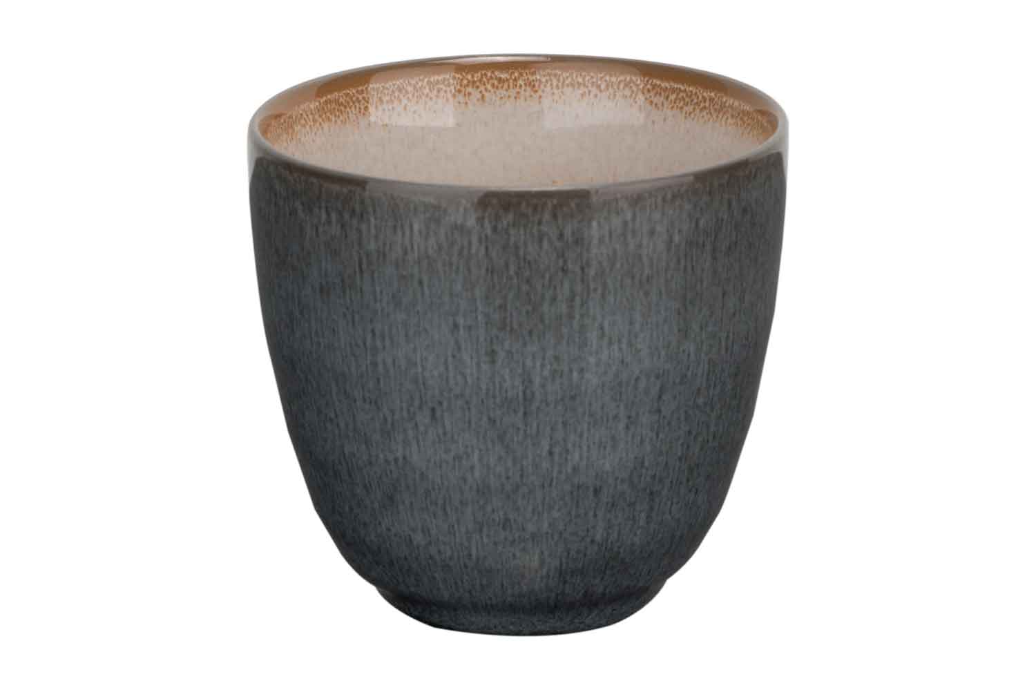 Lerida Desert beker, zonder oor, bruin, diameter 8 cm, 200 ml