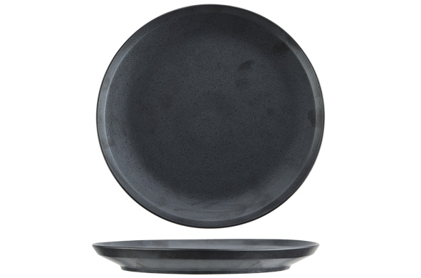 Ithaka Black plat bord zwart Ø 27 cm