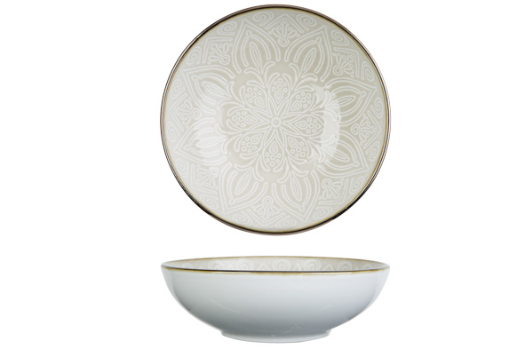 Murano Beige diep bord, beige, diameter 18,5 cm, hoogte 5,7 cm