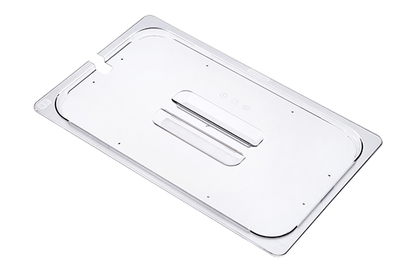 Contact deksel GN 1/1 met opening polycarbonaat transparant 53 x 32,5 cm