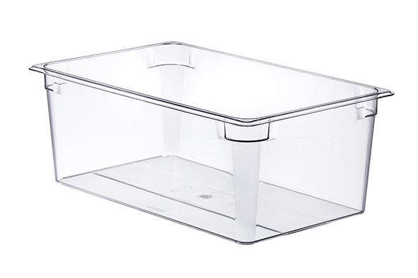 Basic vershouddoos polycarbonaat transparant zonder deksel 26,2 l 53 x 32,5 x 20 cm